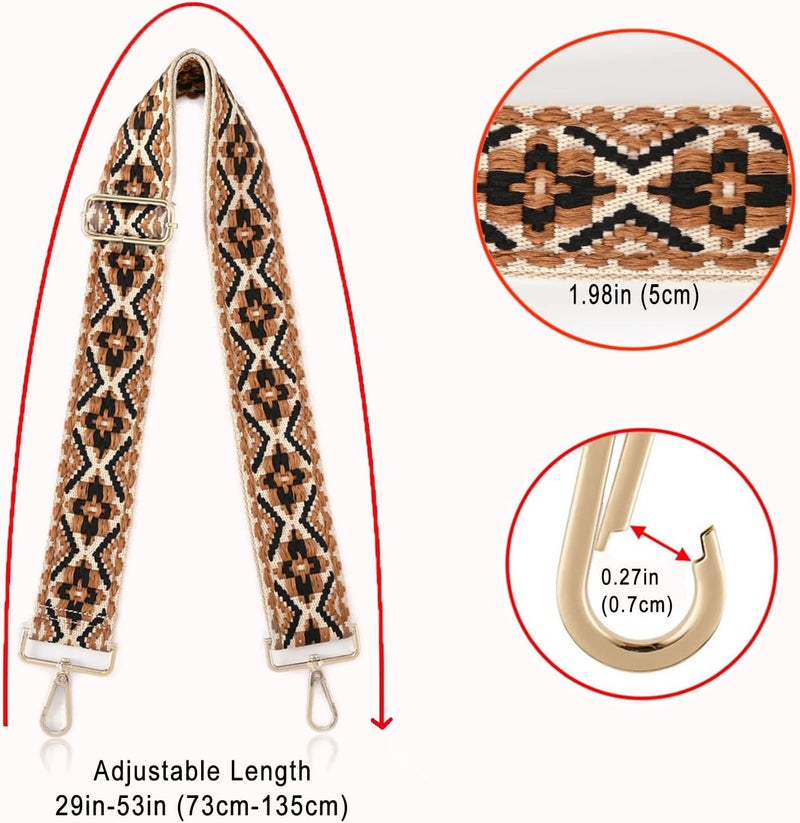 Shein Purse Strap Replacement Crossbody Handbag Shoulder Strap Adjustable - Image 4